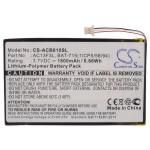 Battery 6.66Wh Li-ion 3.7V 1800mAh for Acer Mobile 6.66Wh Li-ion 3.7V 1800mAh BAT-715(1ICP5/58/94), KT10G2D Tablet Spare Parts