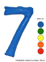 7 chiffre gonflable 35cm