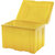 Recipiente de almacenamiento para graneles, capacidad 110 l, amarillo.