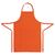 Chef Works Unisex Bib Professional Apron in Orange Size OS