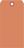 Anhängeetiketten - Fluoreszierend-Orange, 15.9 x 7.9 cm, Manilakarton