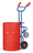 fetra® Fasskarre, für 200-Liter-Fässer, 300 kg Tragkraft, mit Stütz-Lenkrolle, Lufträder