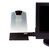 3M™ Konzepthalter DH445, 25,5 x 23,0 x 7,0 cm, schwarz, transparent, 1 Konzepthalter