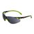 3M™ Solus™ 1000 Schutzbrille, grün/schwarze Bügel, Scotchgard™ Anti-Fog-/Antikratz-Beschichtung (K&N), graue Scheibe, S1202SGAF-EU