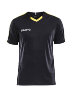 Craft Tshirt Progress Jersey Contrast M XXL Black/Sweden Yellow