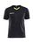 Craft Tshirt Progress Jersey Contrast M XXL Black/Sweden Yellow