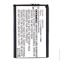 Batterie(s) Batterie Li-Ion 3.7V 2000mAh