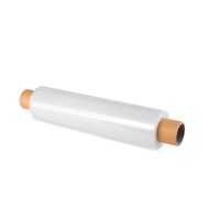 Hand cast stretch film - Extended core, box of 6 rolls, clear, 20 micron, 400mm x 300m