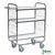 Kongamek order picking trolleys with adjustable shelves, H x W x L - 1120 x 470 x 815 with 3 shelves