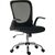 Mesh back operator office chair with fold-up arms