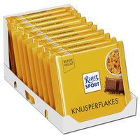 Ritter Sport Knusperflakes, Schokolade, 10 Tafeln je 100g