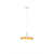 Leuchtenschirm LALU® PLATE 22 MIX&MATCH, H:1,5 cm, weiß/gold