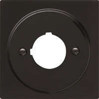 GIRA Abdeckung+Tragring 22,5mm 027247 S-Color schwarz