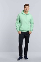 Pulóver (Gildan Heavy Blend) férfi kapucnis unisex, mint green, L