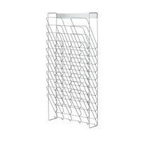 Multi-Section Leaflet Hanger / Wall-Mounted Leaflet Holder / Multi-Section Leaflet Holder / Wall-Mounted Hanger "Tundra" | silver similar to RAL 9006