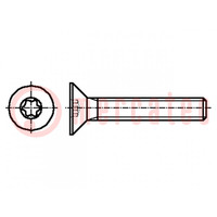 Vis; M5x12; 0,8; Tête: conique; Torx®; TX25; acier inoxydable A2