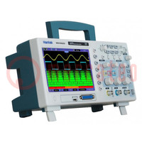 Oscilloscoop: digitale; MSO; Ch: 2; 100MHz; 1Gsps; 1Mpts; LCD TFT 7"