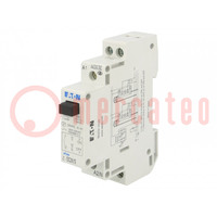 Relay: installation; bistable,impulse; NO; Ucoil: 24VAC; 16A; IP20