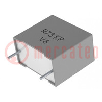 Capacitor: polypropylene; R73; 22nF; 18x7.5x13.5mm; THT; ±5%; 15mm