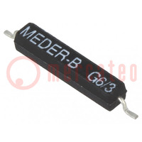 Reed switch; Pswitch: 10W; Contacts: SPST-NO; 500mA; max.200V