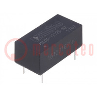 Convertitore: DC/DC; 2W; Ud'ingr: 10,8÷13,2V; Ud'usc: 12VDC; DIP14