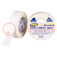 Tape: fixing; W: 38mm; L: 25m; Thk: 230um; double-sided; white