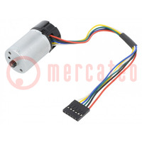 Motor: DC; with encoder; 6VDC; 6.5A; Ioper: 275mA; 10000rpm