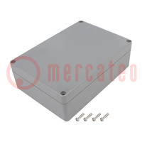 Enclosure: multipurpose; X: 121mm; Y: 171mm; Z: 55mm; ABS; light grey