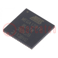 IC: microcontroller AVR; VQFN64; 1,8÷5,5VDC; Ext.onderbrek: 17