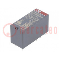 Relay: electromagnetic; SPDT; Ucoil: 24VAC; 16A; max.250VAC; PCB