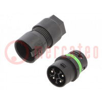 Connector: AC supply; screw terminal; male; 8÷11.5mm; 0.5÷1.5mm2