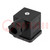 Connector: valve connector; plug; form A; 18mm; female; PIN: 4; 230V