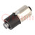 Lampe LED; vert; BA9S; 230VAC; Nb.de diodes: 1; -30÷85°C; 5mm