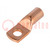 Tip: ring tube; M10; 50mm2; crimped; for cable; L: 38.5mm; copper