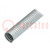 Protective tube; Size: 32; galvanised steel; natural; -55÷300°C