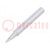 Tip; conical; 0.6mm; for soldering iron; ZD-90
