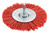 Scheibenbürste 100 mm, Nylon rot, COM217100