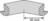 Schutzprofile für Ecken - Schwarz, 7 cm, Polyurethan, Selbstklebend, Innenecke