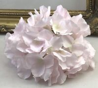 Artificial Silk Hydrangea Flower Heads x 100pcs - 16cm, Babypink