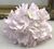 Artificial Silk Hydrangea Flower Heads x 100pcs - 16cm, Cream/Pink