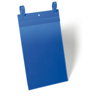 Gitterboxtasche mit Lasche, DIN A4 hochFarbe: Blau, Material: Polypropylen