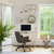 Home Office Stuhl / Drehstuhl SOLAO LIFE Stoff dunkelgrau hjh LIVING