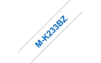 M-Schriftbandkassetten M-K233, blau auf weiß