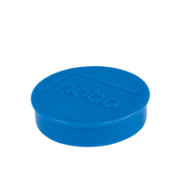 Magnet rund, 38 mm, extra stark 10 Stück, blau