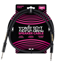 Ernie Ball P06071 Audio-Kabel 0,91 m 6.35mm Schwarz