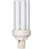 Philips MASTER PL-T 2 Pin lampada fluorescente 18 W GX24d-2 Bianco caldo