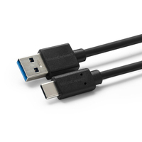 Microconnect USB3.2CA1.5 kabel USB 1,5 m USB 3.2 Gen 1 (3.1 Gen 1) USB A USB C Czarny