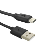 Qoltec USB-A - Micro USB-B 1 m USB-kabel USB 2.0 USB A Micro-USB B Zwart