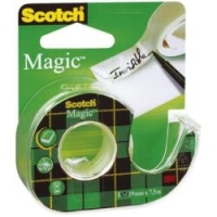 3M Scotch 810 Magic Mini + Dispenser nastro adesivo da cancelleria 7,5 m Trasparente