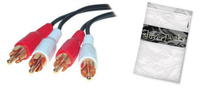 shiverpeaks BS40504 audio kabel 2,5 m 2x RCA Zwart, Rood, Wit